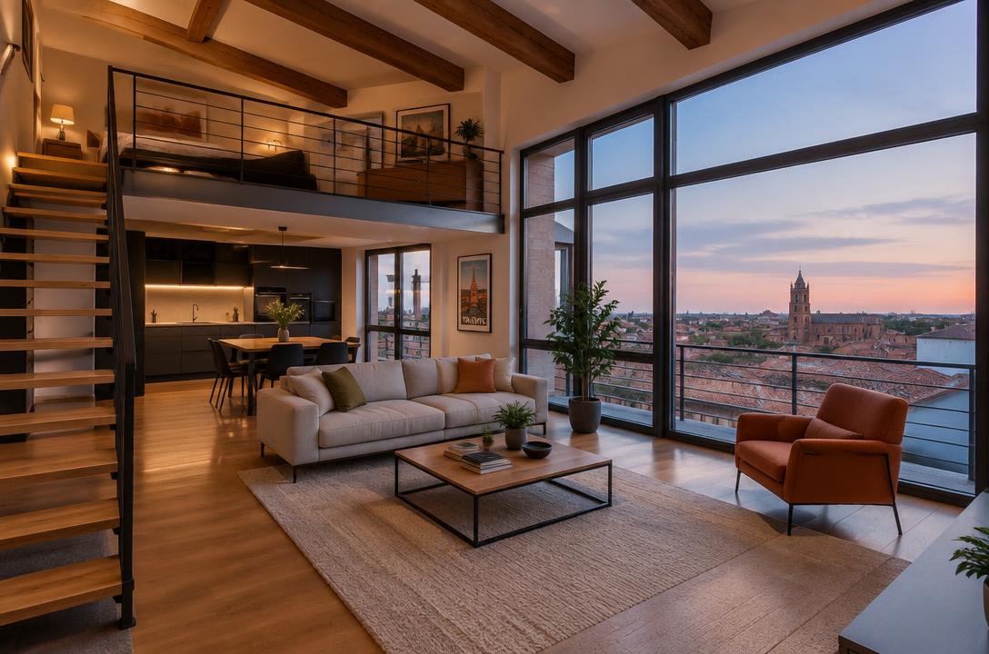Duplex vue Capitole